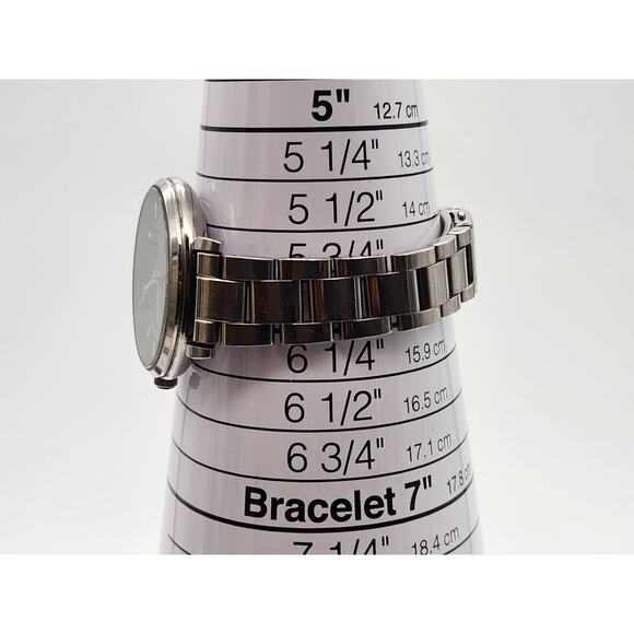 Kenneth Cole Ladies New York KC51114017 Diamond Accented Blue Dial SS Watch - Picture 8 of 8